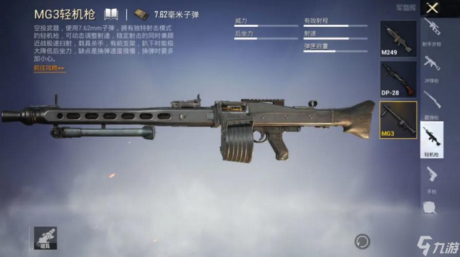 和平精英与现实中改变最大的四把枪介绍