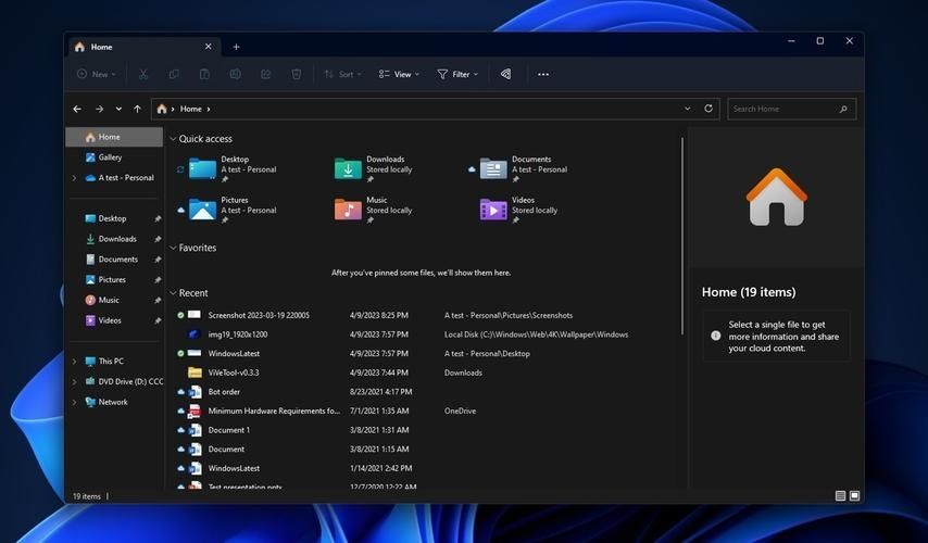 Win11 新功能泄露:现代音量合成器、实验工具和新的文件管理器