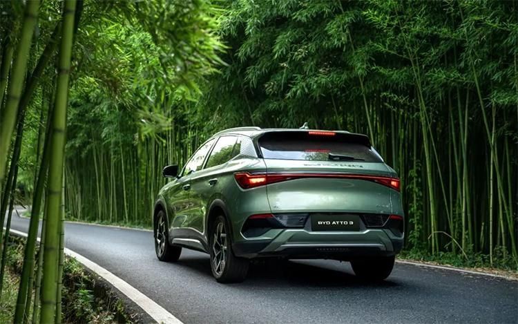 比亚迪 BYD ATTO 3 限量款森林绿亮相印度新德里车展,海豹纯电轿跑 Q4 发布