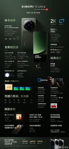 小米12S Ultra官网缺货!卢伟冰推荐小米13 Pro:影像也非常强