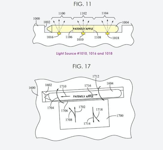 新专利表明苹果下一代 Apple Pencil 会内置光学传感器,可采样表面颜色和纹理