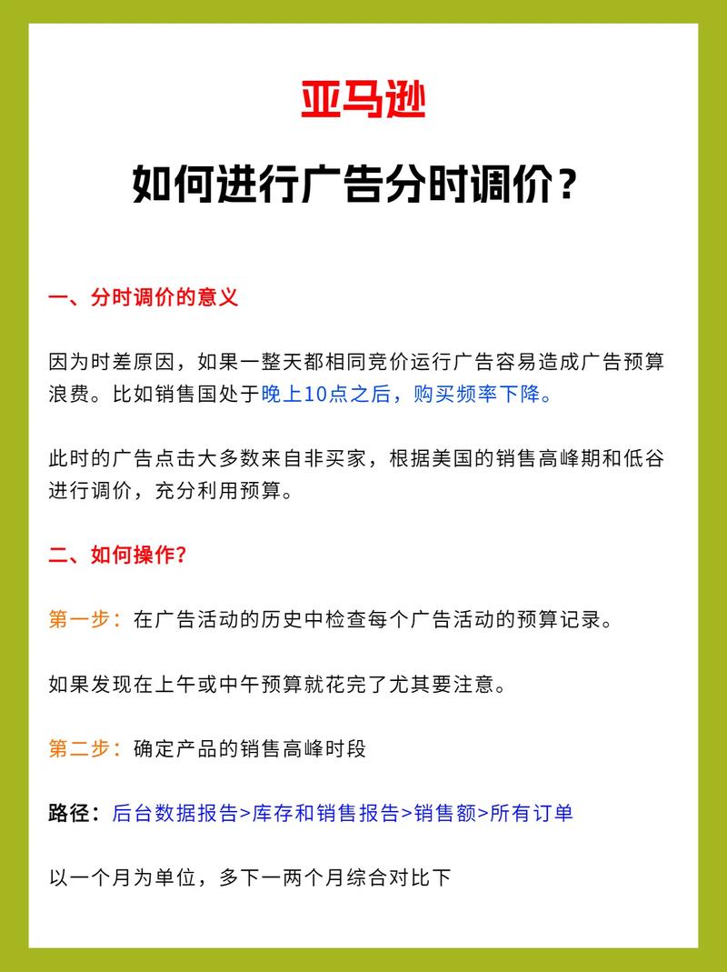 亚马逊广告竞价可以每天调吗?