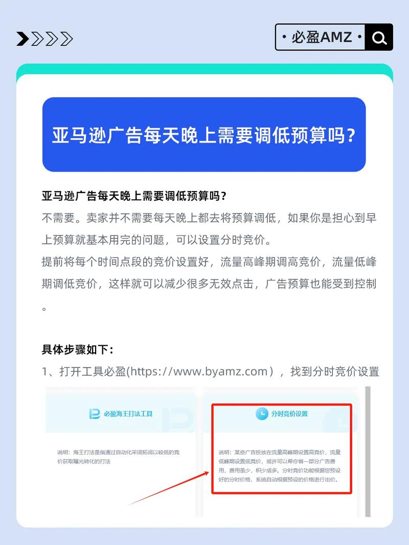 亚马逊广告竞价可以每天调吗?