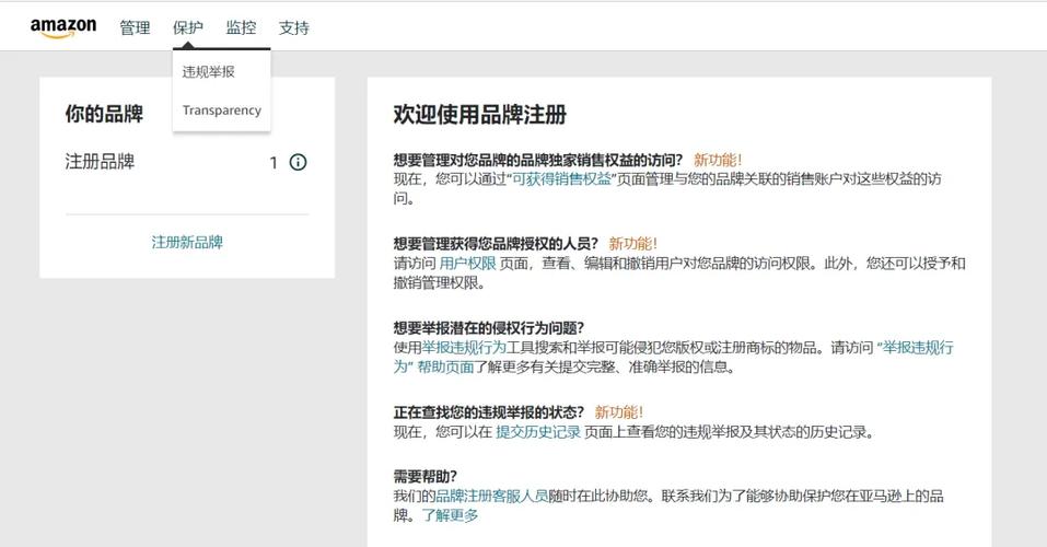 亚马逊举报界面在哪里？