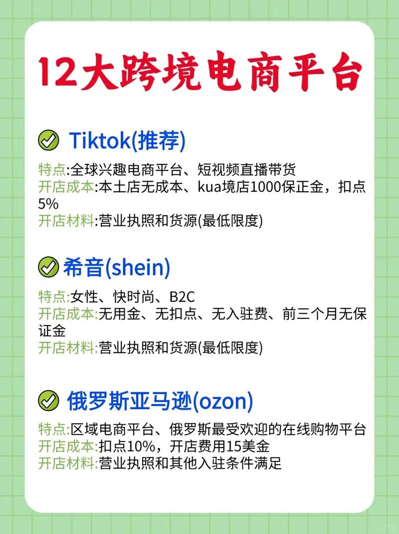 还有哪些新开始的跨境电商?