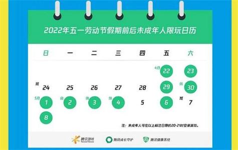 和平精英未成年五一劳动节游玩哪些时段