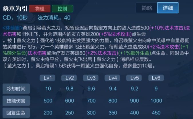 王者荣耀桑启最新技能介绍