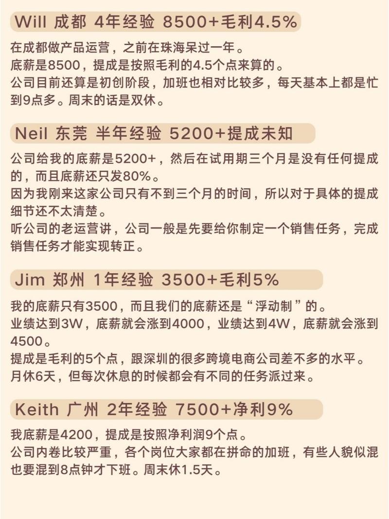 亚马逊运营底薪8000多吗?