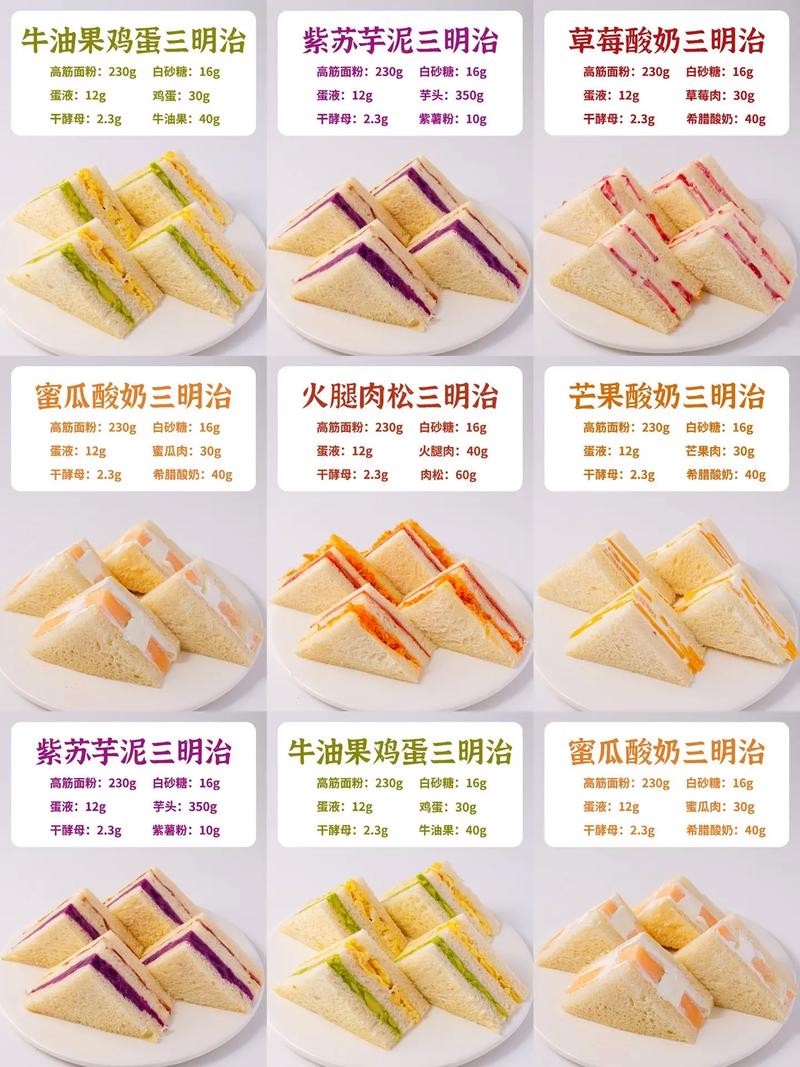 三明治食谱