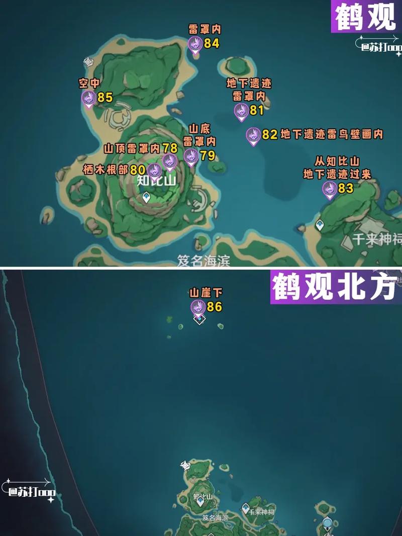 原神2.2雷神瞳位置在哪