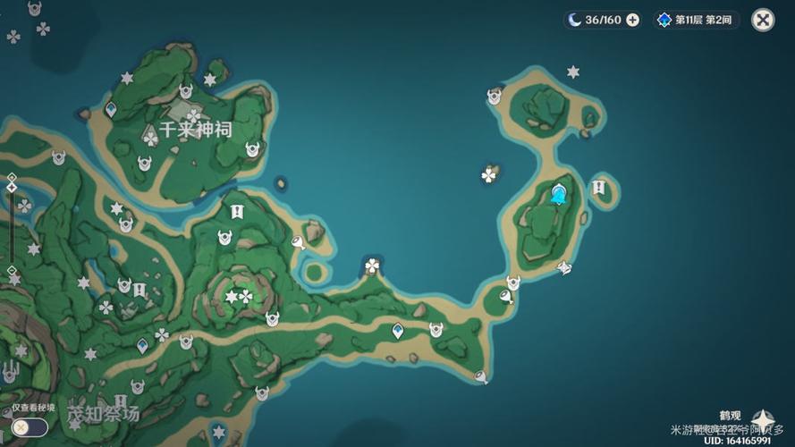 原神2.2鹤观岛全宝箱收集攻略