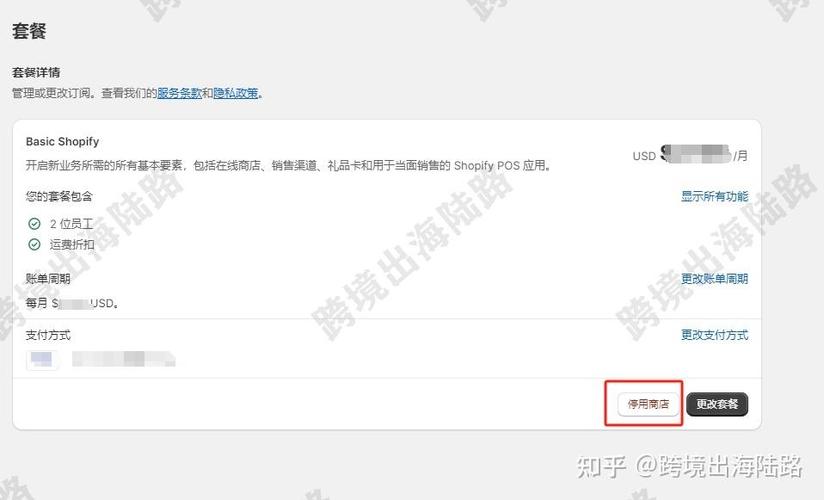 shopify如何关闭店铺？