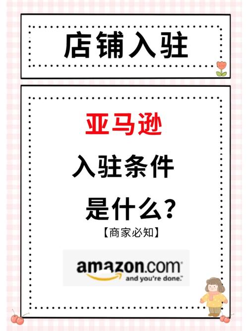 进驻亚马逊需要什么条件?