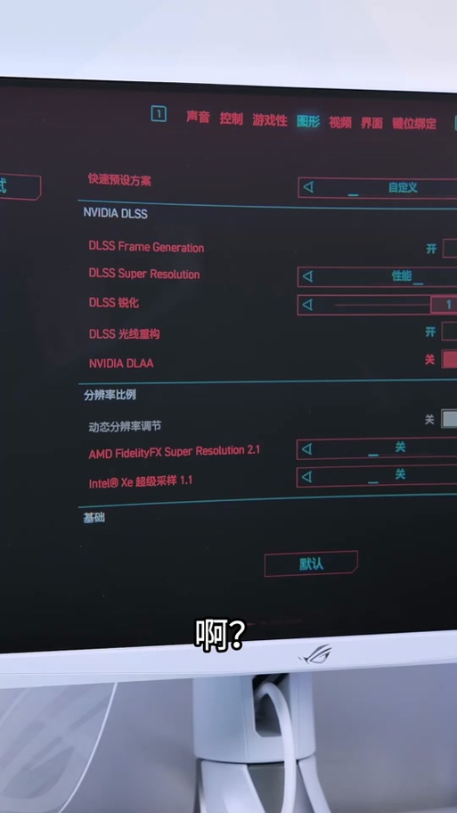 显卡游戏设置