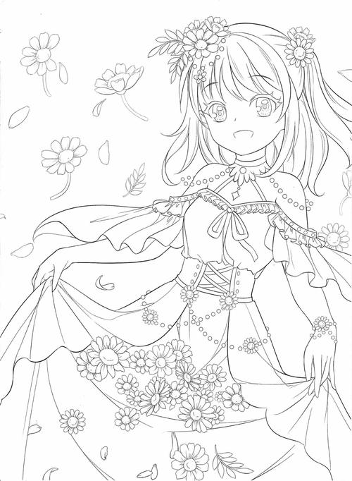次元少女美涂填色 次元少女美涂填色