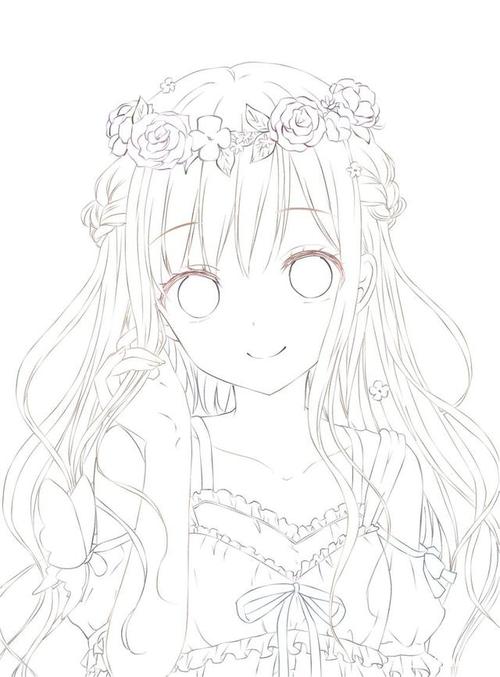 次元少女美涂填色