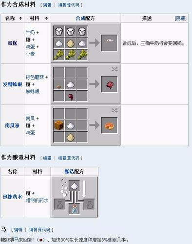 我的世界糖有什么用