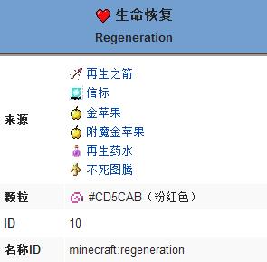 我的世界指令生命恢复