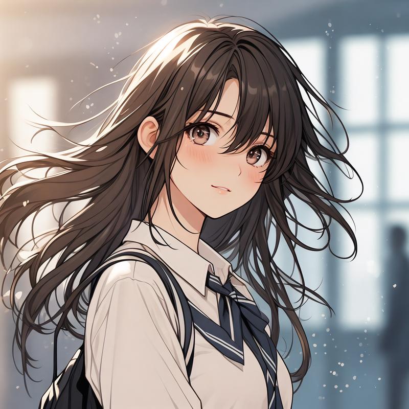 动漫女高中生