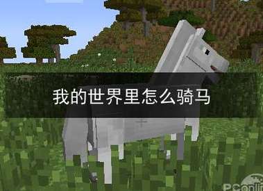 我的世界里怎么骑马