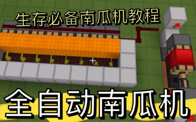 我的世界自动收南瓜机