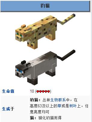 我的世界豹猫怎么驯服