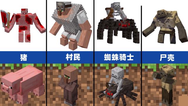 我的世界突变生物大全
