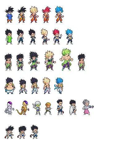 像素方块龙珠战士 像素方块龙珠战士