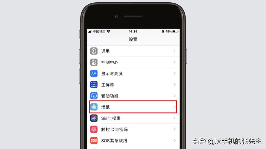 苹果怎样设置壁纸