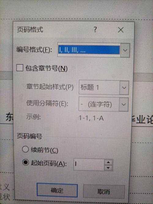 word文档页码设置