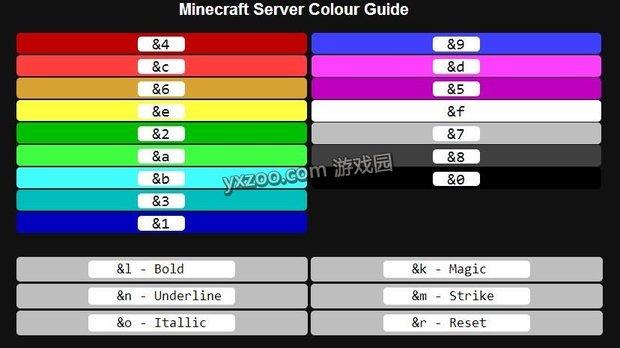 我的世界怎么打彩色字