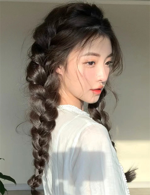 沙龙美发时尚辫子