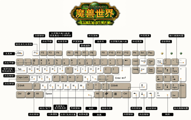 魔兽按键设置