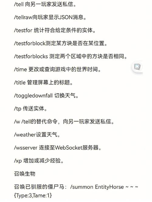我的世界不下雨指令