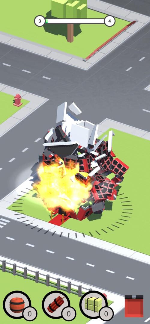 建筑爆破3D