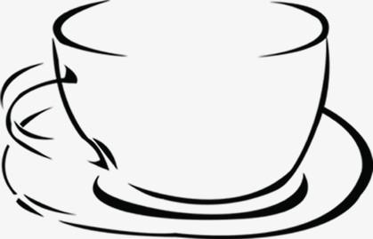 画线茶杯