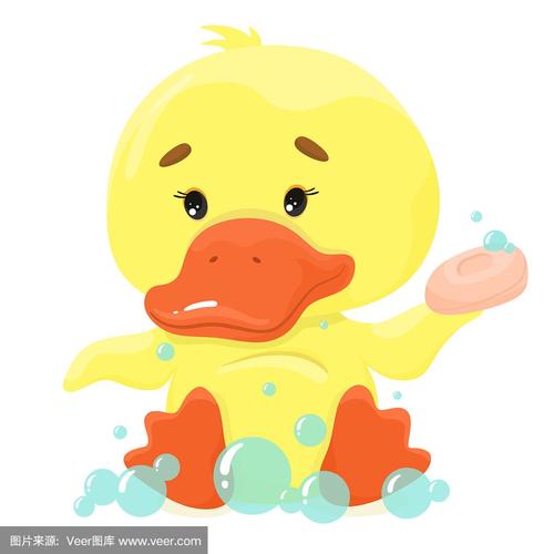 爱洗澡的鸭子