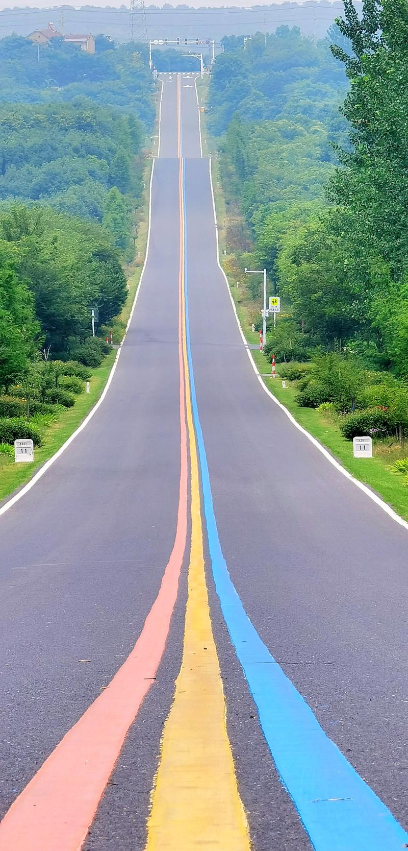 彩色道路