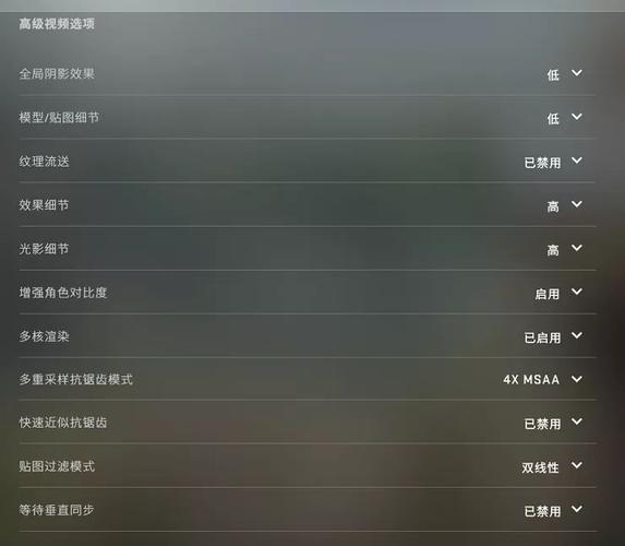 csgo设置参数