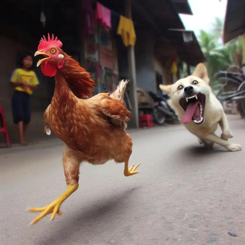 公鸡快跑