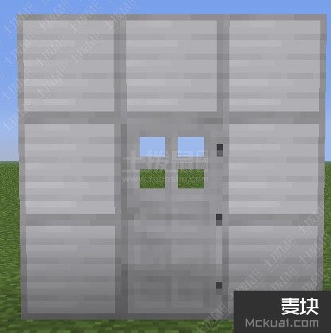 我的世界铁门双向开关