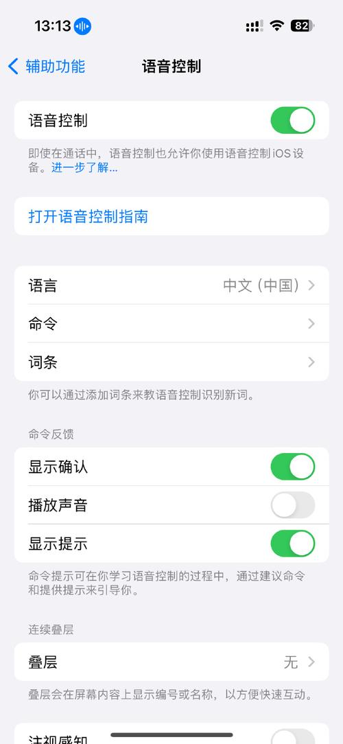 语音识别设置