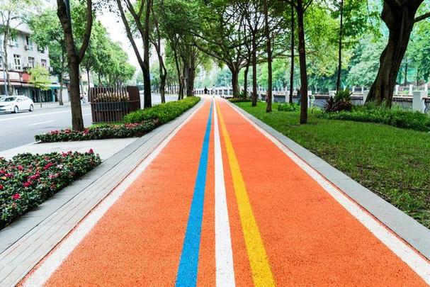 彩色道路