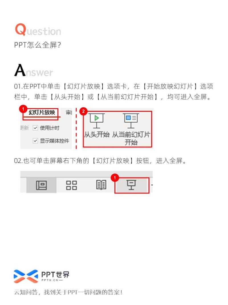 ppt设置全屏