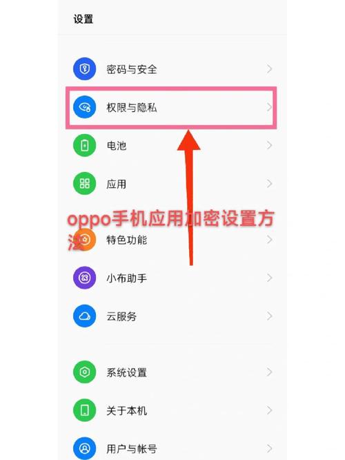 应用加密怎么设置