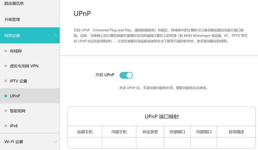 upnp设置