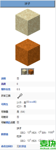我的世界口沙