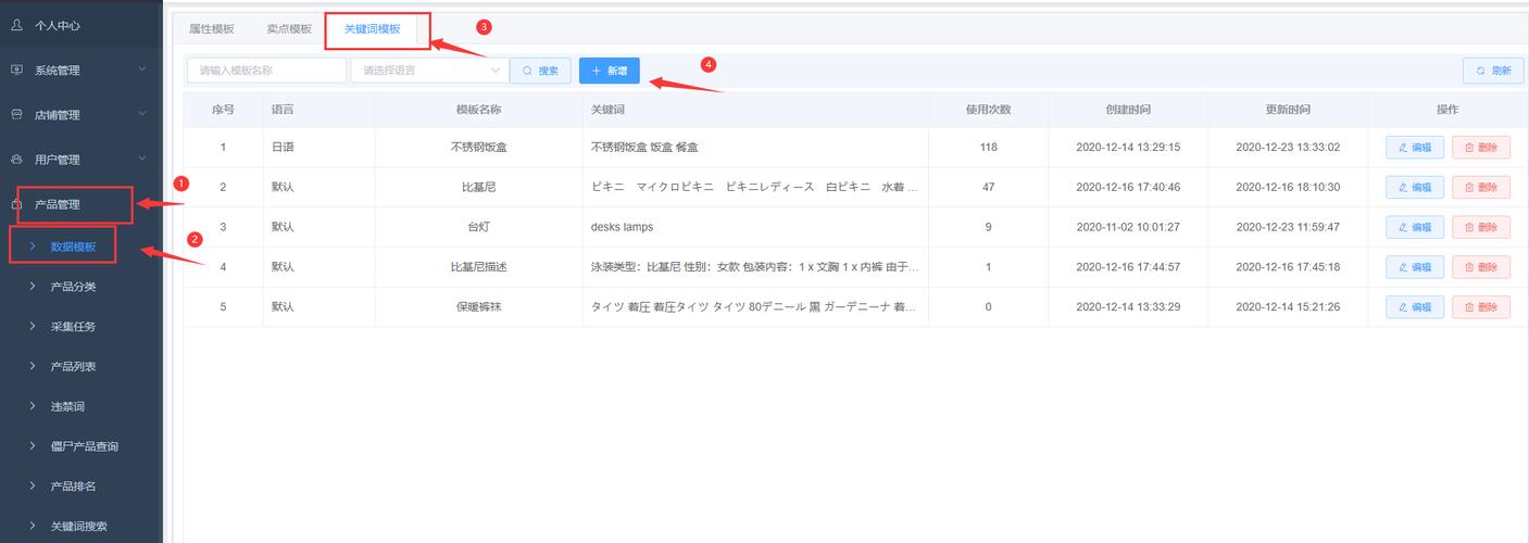 如何设置关键词