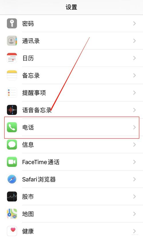 苹果呼叫转移设置