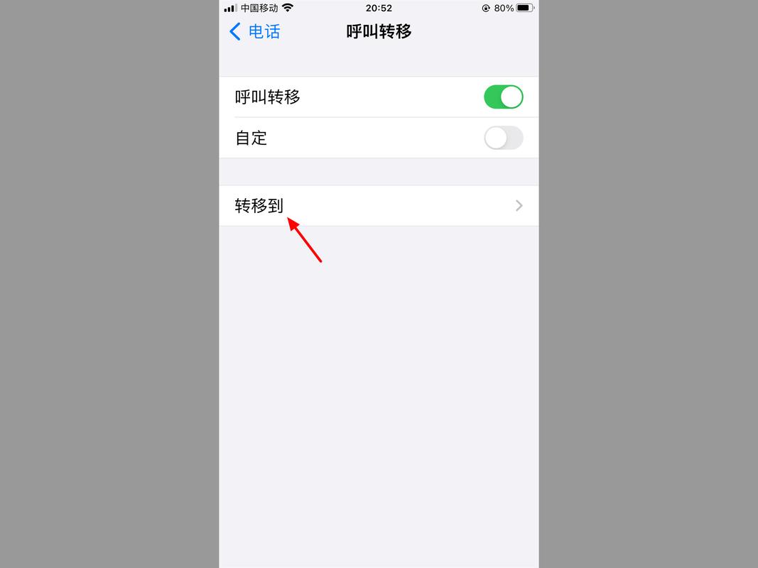 苹果呼叫转移设置